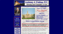 Desktop Screenshot of ajfabianlaw.com